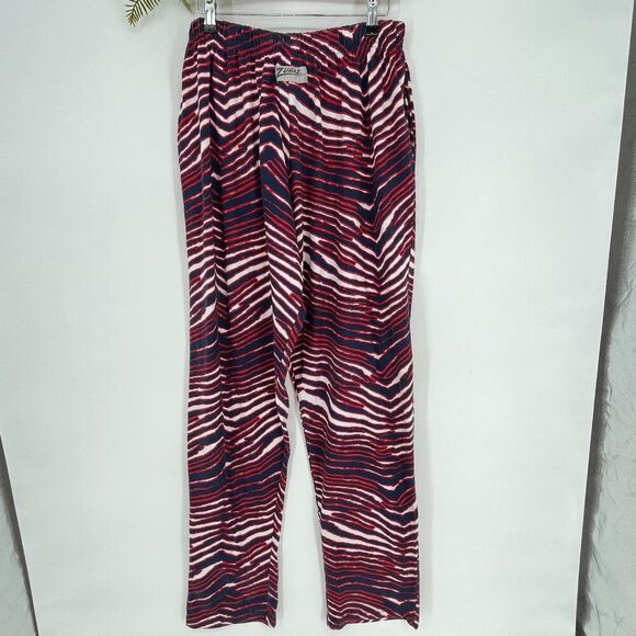 Zubaz  Pants Mens XL Classic Zebra Print Patriots New England Striped Bills - Picture 3 of 7